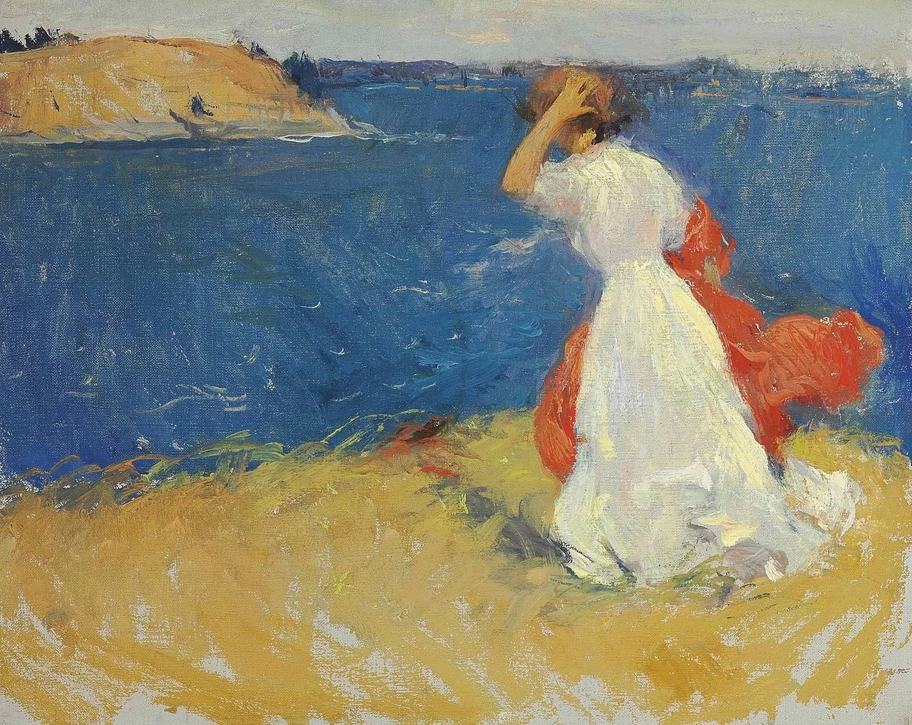 Ragazza sul promontorio (ca.1906)